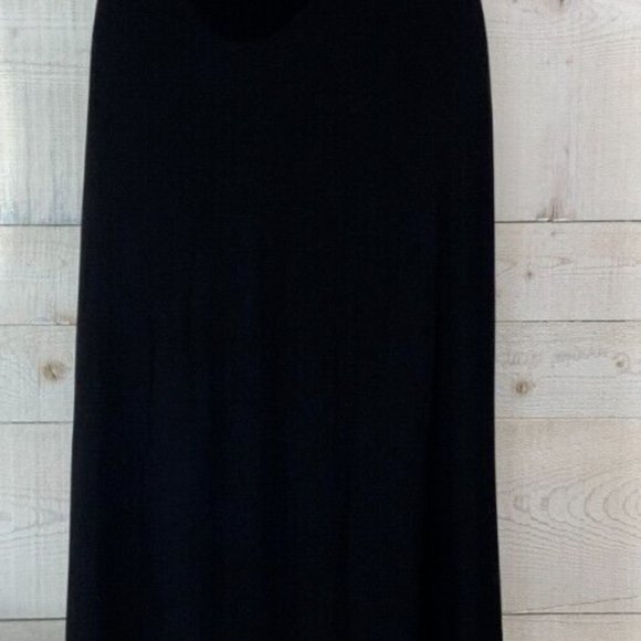 Betsy and Adam dress black sequin strappy formal cut out draping back - Picture 7 of 11